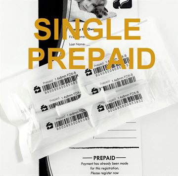 Picture of Single HBP Microchip with Prepaid Registration